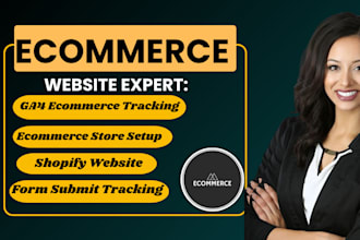 set up ga4 ecommerce google ads conversion tracking via GTM on shopify wix