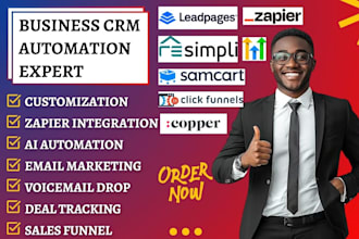 resimpli samcart leadpages clickfunnels copper crm ghl funnel zapier integration