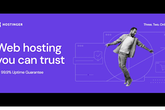 redesign your hostinger website and create a customized hostinger website design