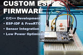 design embedded systems custom iot firmware for esp32 with mqtt, http, ble, wifi
