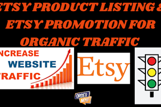 add optimized etsy product listings, etsy SEO listing
