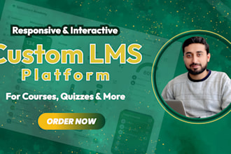 develop a responsive and interactive lms platform