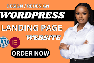 design new landing page stunning one page wordpress website