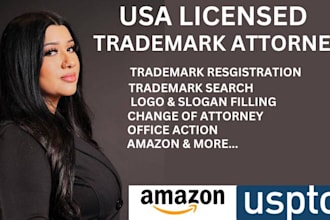 your licensed US trademark registration trademark attorney filling amazon brand