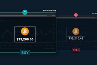 develop crypto arbitrage bot, coinbase bot, arbitrage bot on sol, eth, bsc