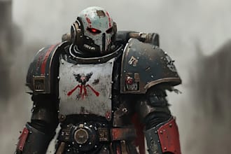 create a warhammer 40k,  sigmar and other miniatures