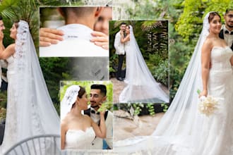 create a stunning wedding album design for your memories