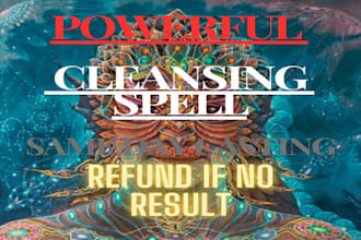 do x strong cleansing, powerful aura purification detox your soul clean energy