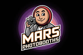 make eye catching spotless photo booth logo