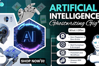 write artificial intelligence ebook, machine learning, robotics, dl ebook writer