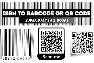 assign to your book isbn number, isbn to barcode, qr code