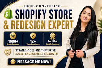 create shopify store design shopify store redesign shopify store developer