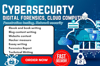 research cybersecurity ebook writing digital forensics case study cloud articles