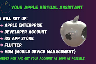 set up apple enterprise developer account, ios app store, flutter and mdm