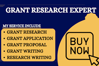do professional grant research and proposal writing assistance