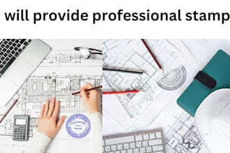 professional florida, california engineering US stamp services for your projects