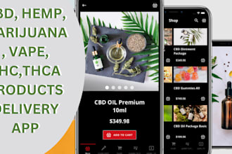 develop hemp, cannabis website, cbd delivery app, marijuana, smoke,thca thc app