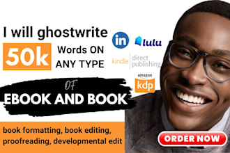 ghostwrite 50k words KDP artificial intelligence ghostwriter, ghost book writer