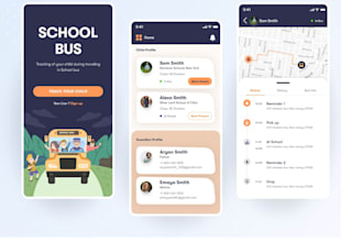 develop advance school bus tracking app office bus tracking app website