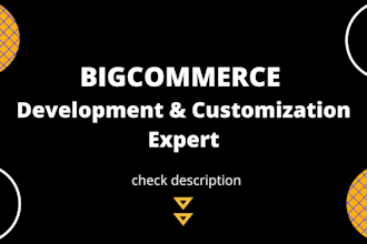 design or create bigcommerce online store shopify ecommerce website online shop