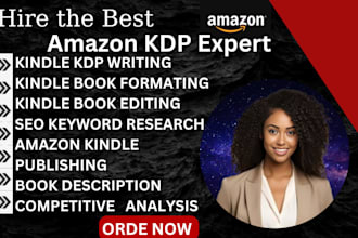 be your kindle book writer, do kdp book formatting, ebook writer, self help
