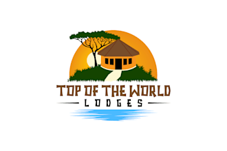 design a majestic top of the world lodge logo in 1 day