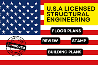 stamp and self certify your structural civil drawing plans