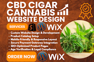 design filtered cigar cbd smokeless tobacco cannabis flavored ecommerce website