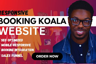 booking koala website, cleaning service website with booking koala, bookingkoala