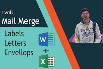 do accurate and fast mail merge for mailing labels, letters and envelopes