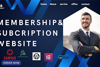 build a subscription or membership website using memberpress  or pmp