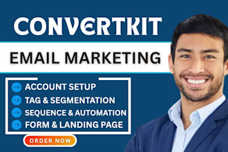 setup convertkit account convertkit newsletter template design kit landing page