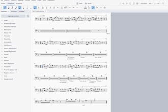 transcribe your sheet music in musescore