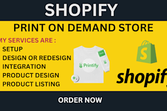 create a highconverting print on demand shopify store shopify website design