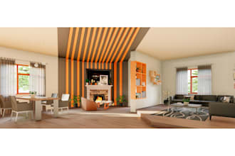 create apartment design, room renovation, house redesign, property redesign
