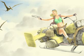 draw fantasy art, concept art, character design, splash art