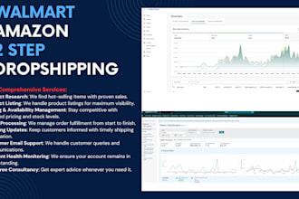 experienced amazon , walmart 2 step dropshipping expert