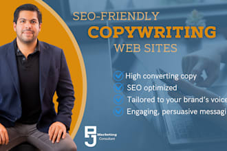 create SEO friendly copywriting for websites and landing pages