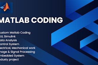 do matlab programming, gui and simulink projects in cheap rate