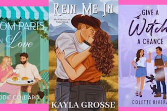 do romance book cover design, ebook, fantasy, sport, dark romance book cover