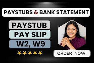do checkstub, paystub, paycheck, w9 google spread sheet for you  within 1 hour
