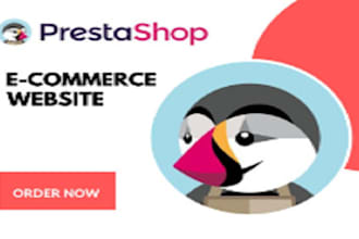 create and develop your ecommerce website with prestashop, shopify store design