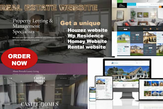 customize real estate website, wp residence, houzez website, wp rental website
