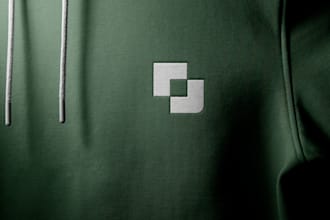 do realistic embroidery mockup for hoodies tshirts fabrics
