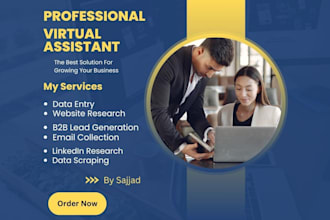 provide b2b lead generation and marketing by website research for your business