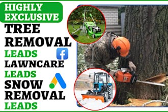 generate tree removal leads lawncare leads snow removal leads tree service leads