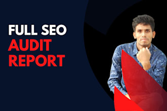 provide full SEO audit report technically and manually