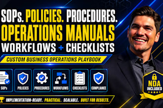build sop policies procedures operations manual workflows and checklists