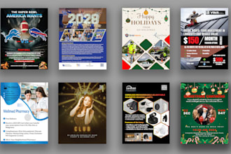 design a professional and eye catching flyer