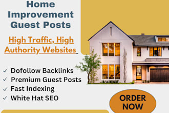 do home improvement guest post with do follow backlinks